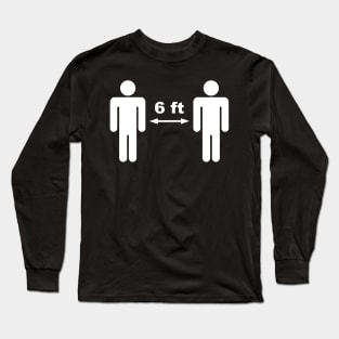 6 Feet Long Sleeve T-Shirt